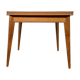 Table carrée pliante papillon en chêne
