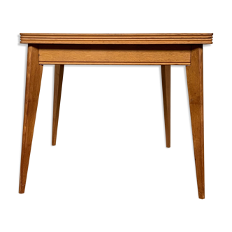 Table carrée pliante papillon en chêne