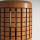 Vintage wooden lattice accent lamp