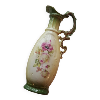 Porcelain ewer old country flowers