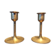 Pair of brass candlesticks