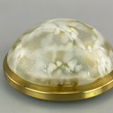 70s Peill & Putzler Plafoniere ceiling lamp glass space design lamp 70s