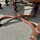 Set of 12 Henri II neo-Renaissance style walnut chairs