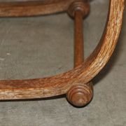 Art Deco whitewashed oak dressing table with Heal's stool.