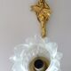 Ancient art nouveau tulip sconce