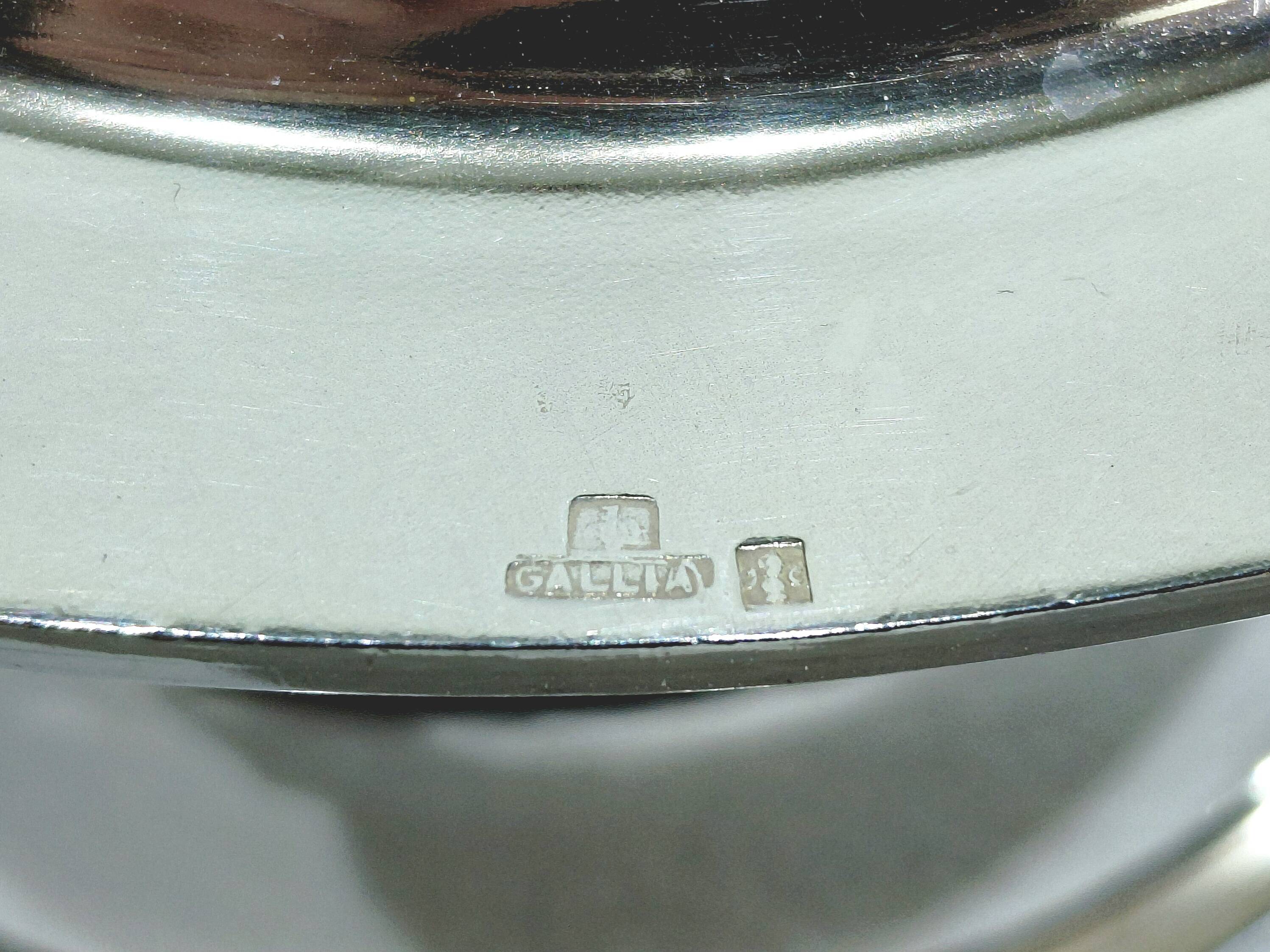 Gallia - silver-plated metal saucepan vendôme model