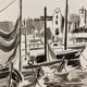 Watercolor seaside