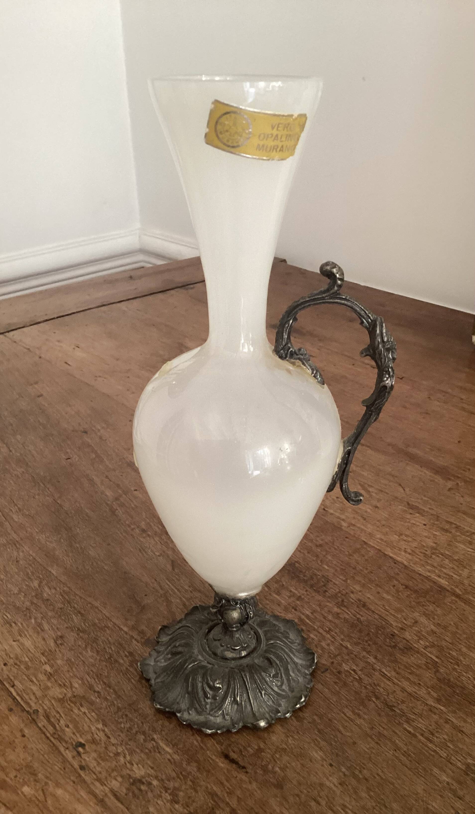 Small Murano opaline vase