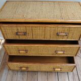 Rattan dresser 1970