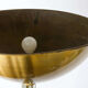 Floor lamp in glass & metal 1940s