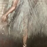 Pastel by Yvette Chauviré, the greatest French prima ballerina of the 20th century