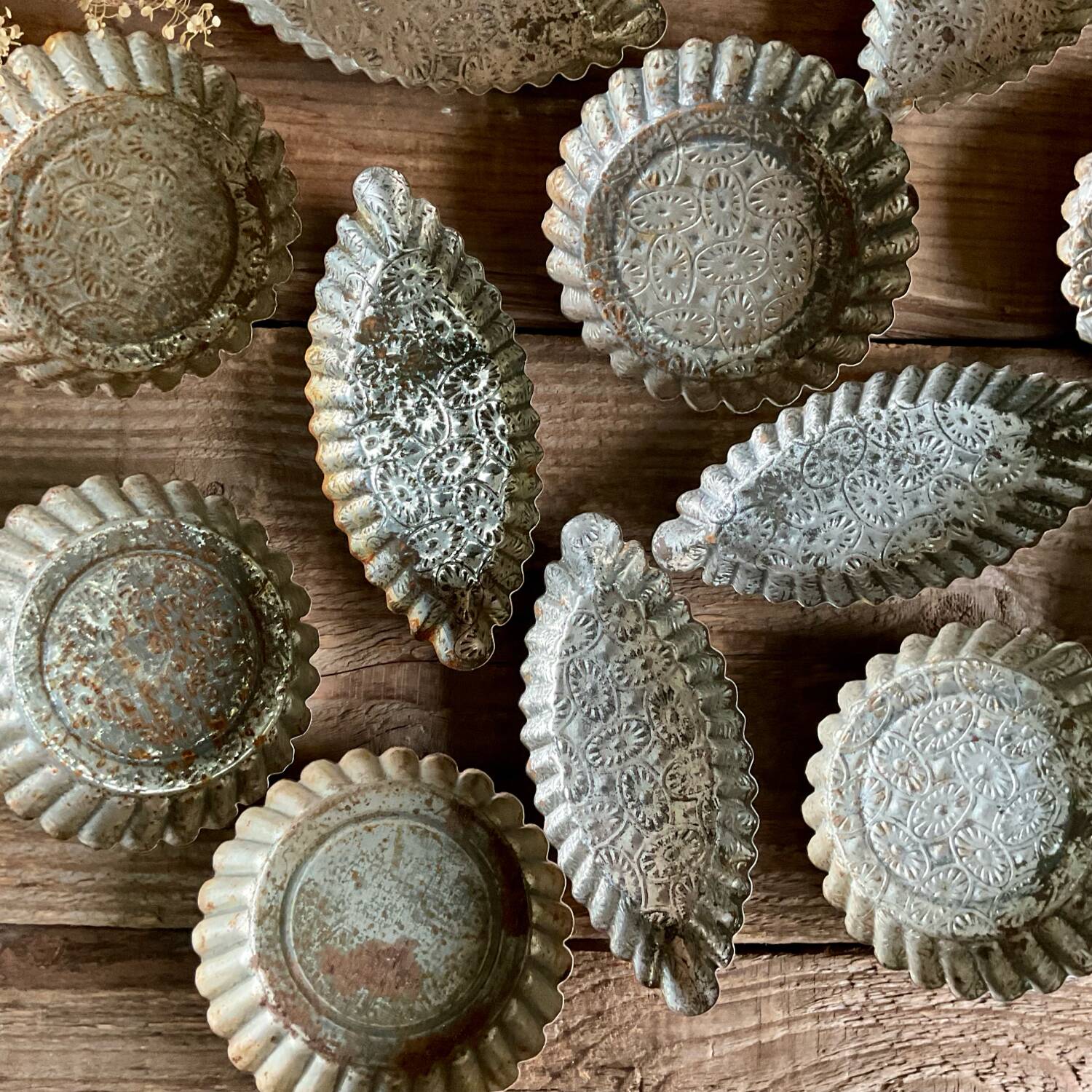 Cake molds, vintage tartlets