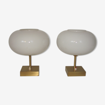 Paire de lampes de table années 70