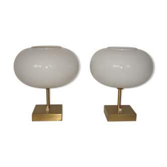 A pair of table lamps, 70s