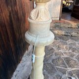 Alabaster lamp and column