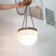 Vintage suspension light from the 1920s/1930s.