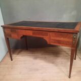 1900 Louis XVI style veneer flat desk