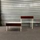 Scandinavian side table or bedside table for Interlubke in rosewood and melamine, design Germany 1970