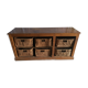 Craft furniture with wicker baskets