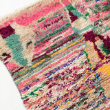Berber carpet Boujaad mottled multicolored 245x154cm