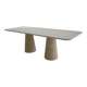 Angelo Travertine rectangle dining table