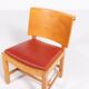 Set of 4 Vintage Architectural Danish chairs