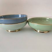 Trois coupelles vintage pastel
