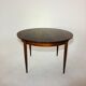 Vintage Scandinavian dining table - rosewood - extension cords
