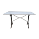 Restaurant bistro table in marble and cast iron signed godin