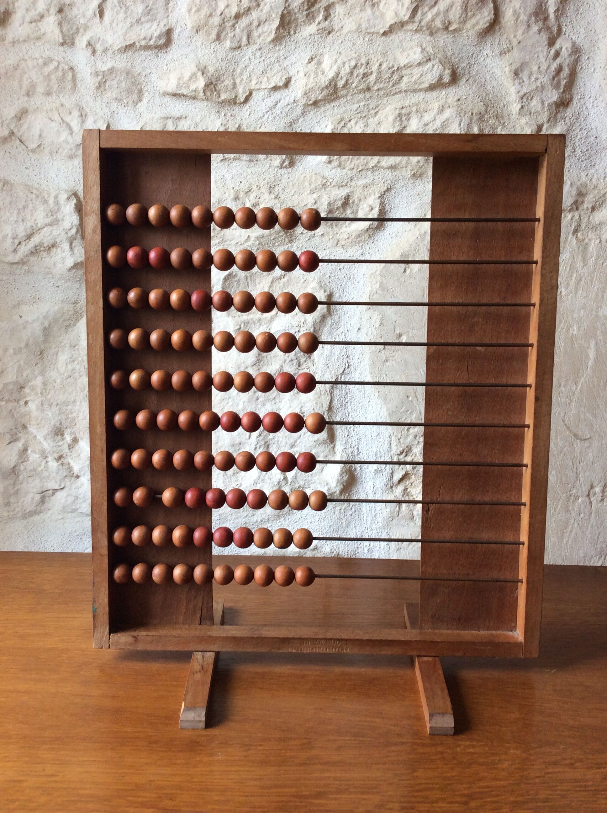 Former abacus wooden