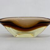 Set of Art Glass Bowl and Ashtray by designer Josef Cvrček, 1960's