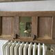Oak entrance coat rack