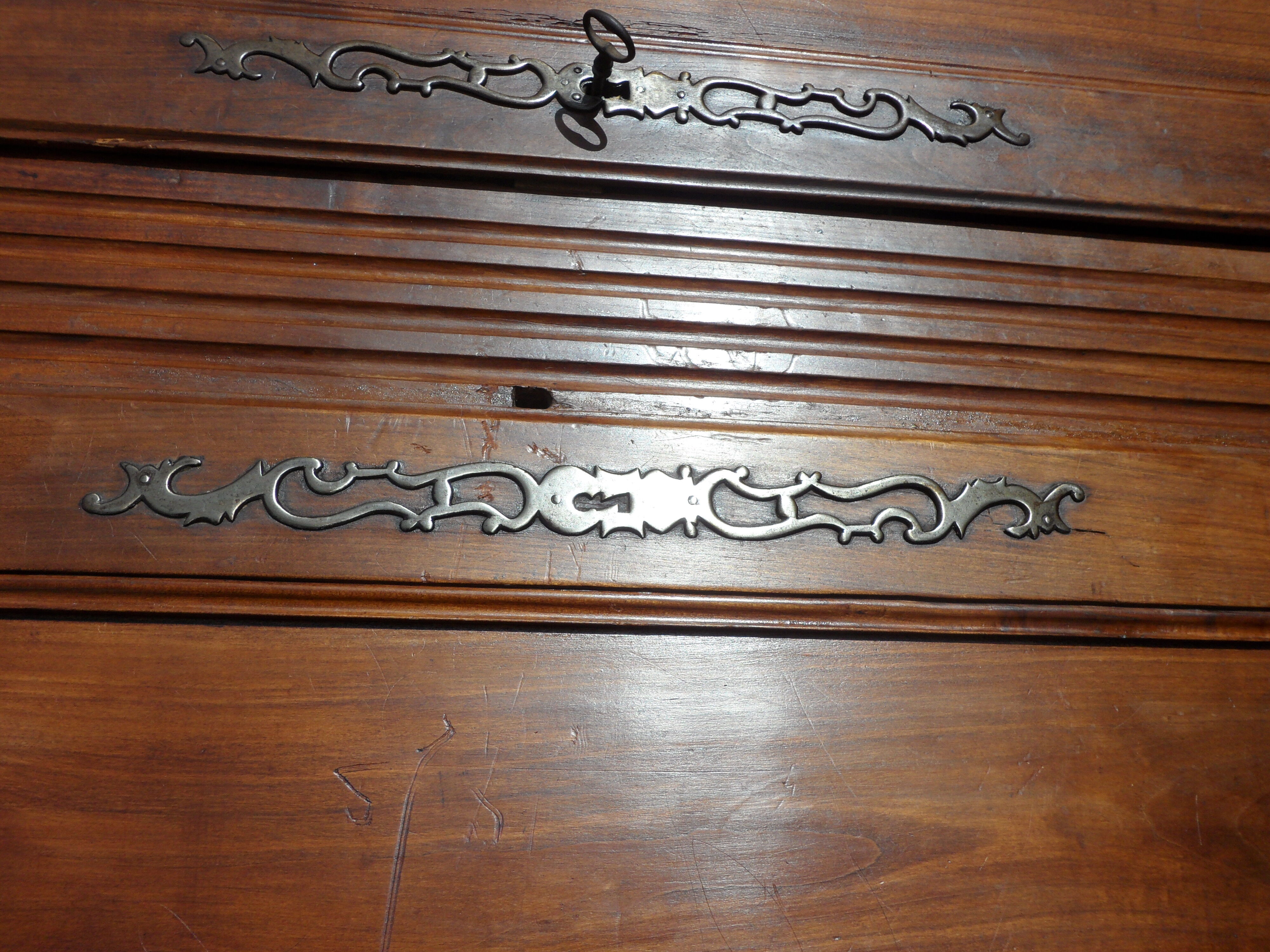 Old cabinet door with framing