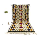Handcrafted Moroccan Berber carpet 190 x 100 CM