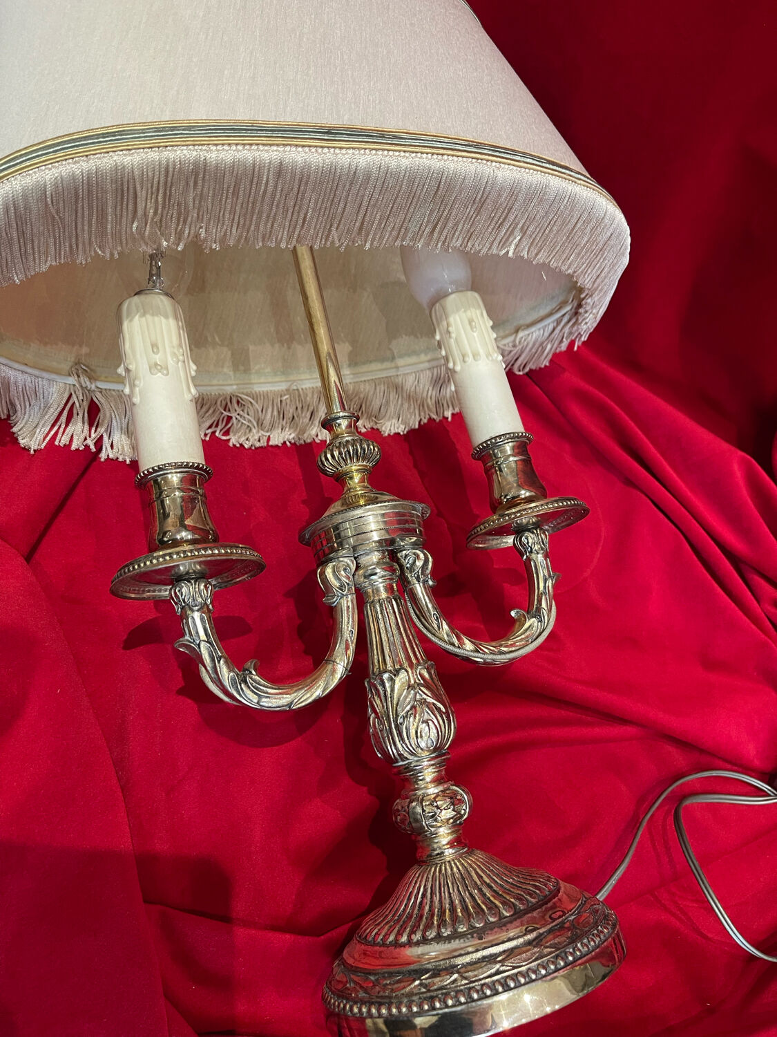 Louis XVI style hot water bottle lamp