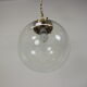 Glass hanging lamp Kamenicky Senov, 1970