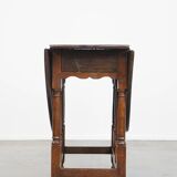 Table à abattants/table pliante ancienne en chêne anglais du 18ème siècle.