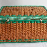 Rattan book box