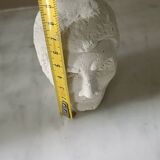 Plaster head of a man