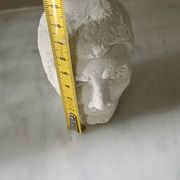 Tête d'homme en plâtre