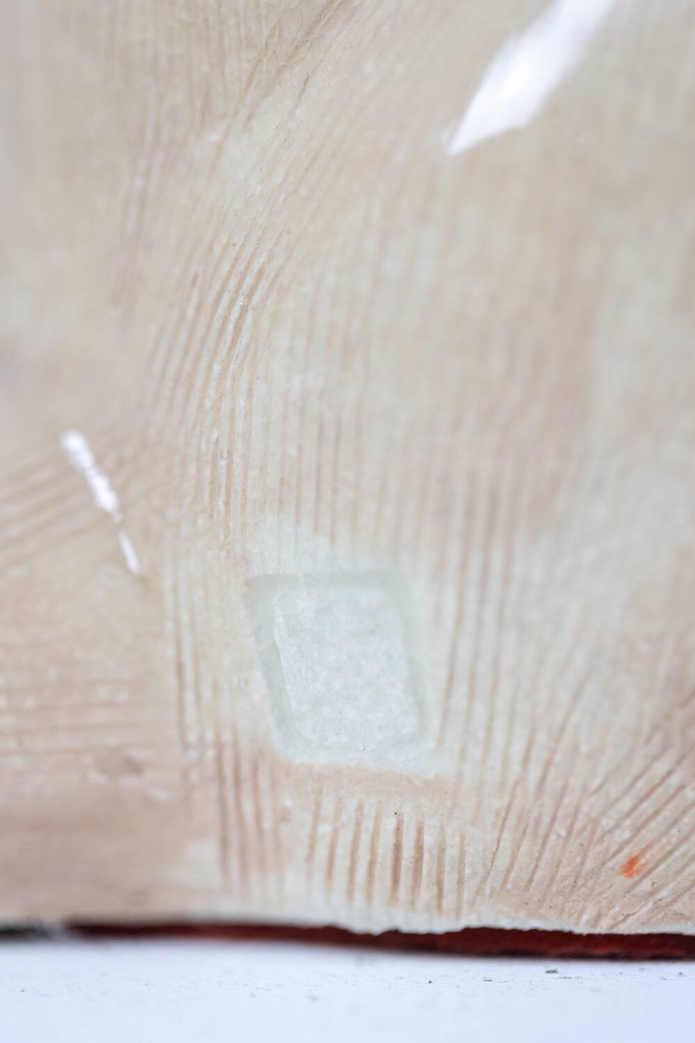 Valérie Courtet. Fennec fox in glazed stoneware. Contemporary work.