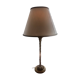 Lampe en bronze décor palmier Maison Bagués années 1970 en TBE