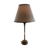 Bronze lamp with palm tree decoration by Maison Baguès from the 1970s in very good condition.