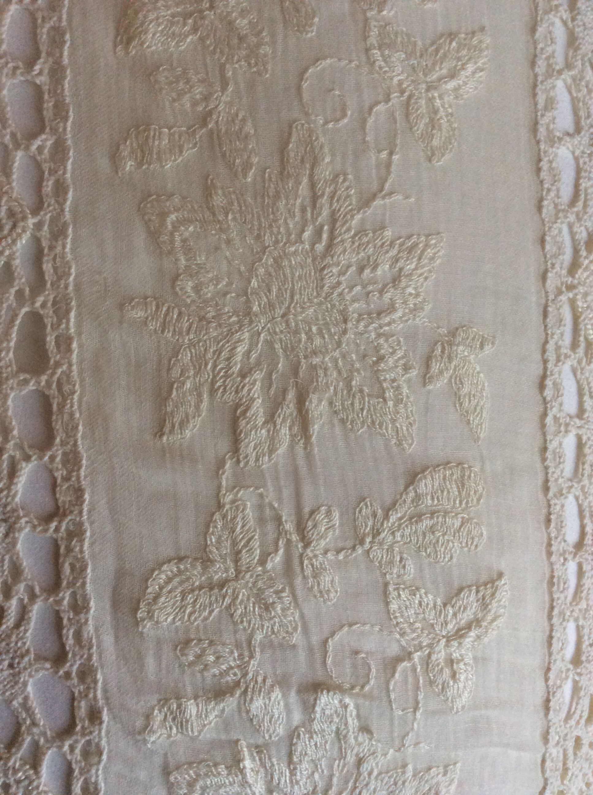 Old bed top lace and crochet
