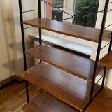 Modular vintage shelves of the 60s with box