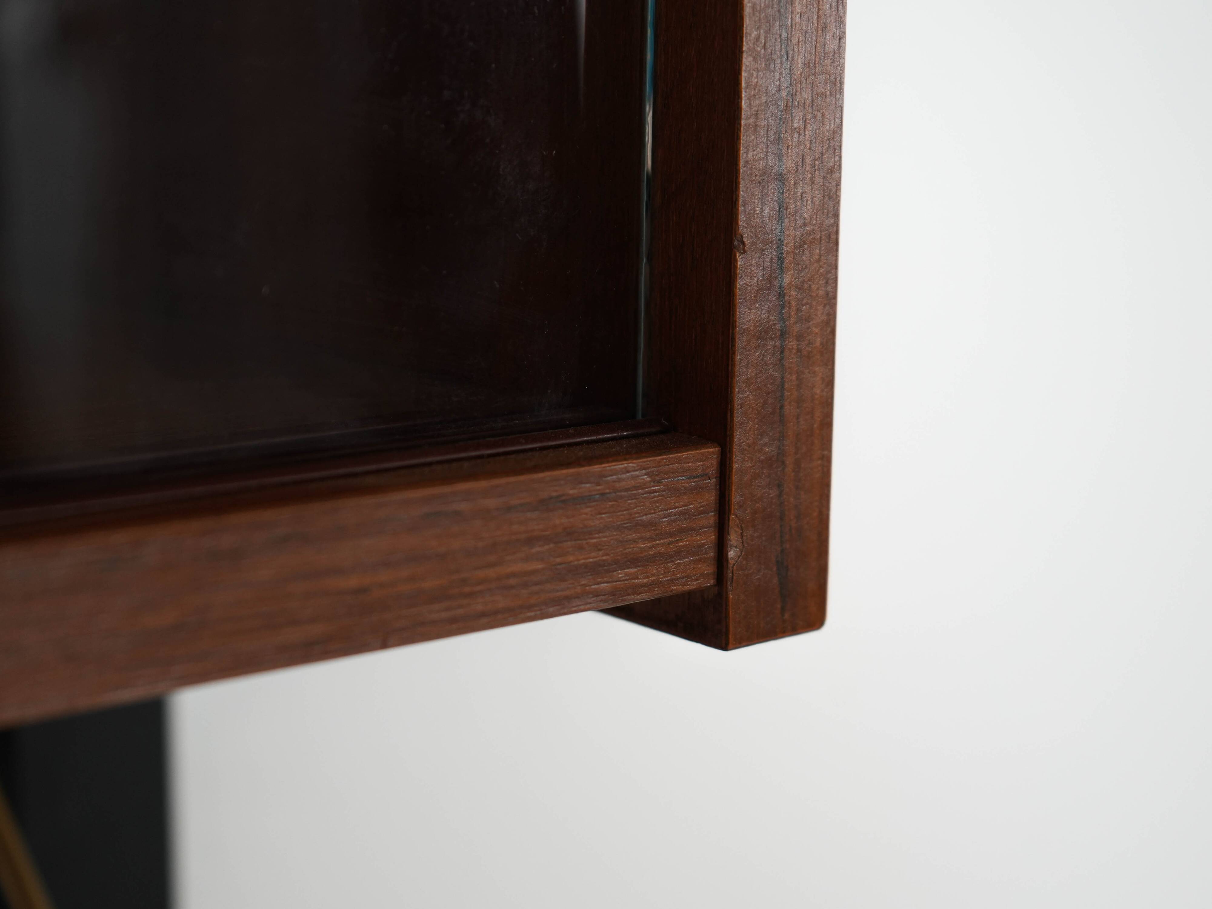 Teak wall unit PS System, Danish design, 1960s, manufactured by Randers Møb
