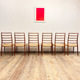 Chairs by Niels O. Møller for J.L. Moller, Model 82,Denmark, 1950s