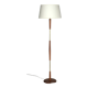Scandinavian floor lamp brass and teak 1960
