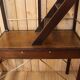 library step ladder in mahogany