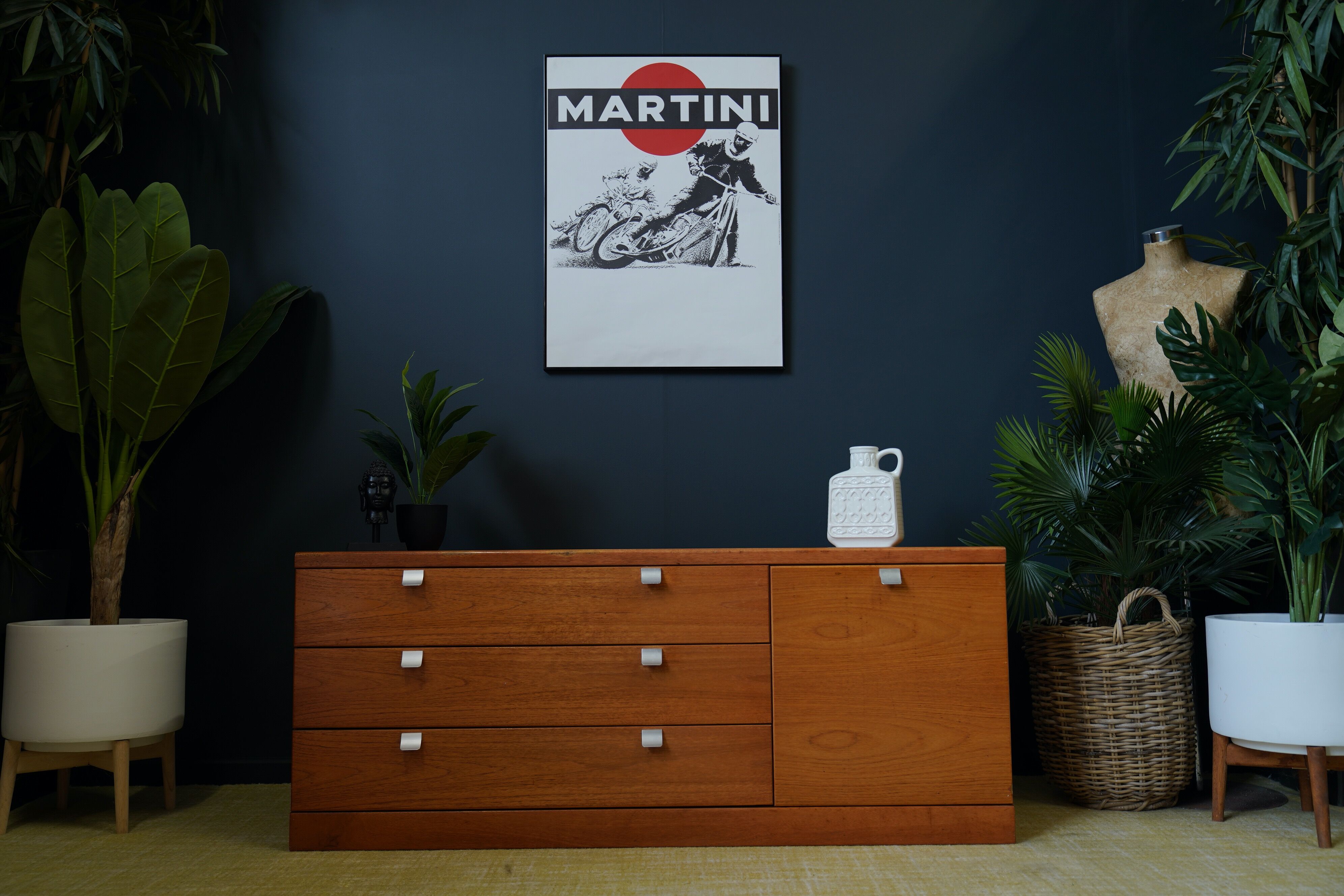 Mid century white & newton teak sideboard winchester range